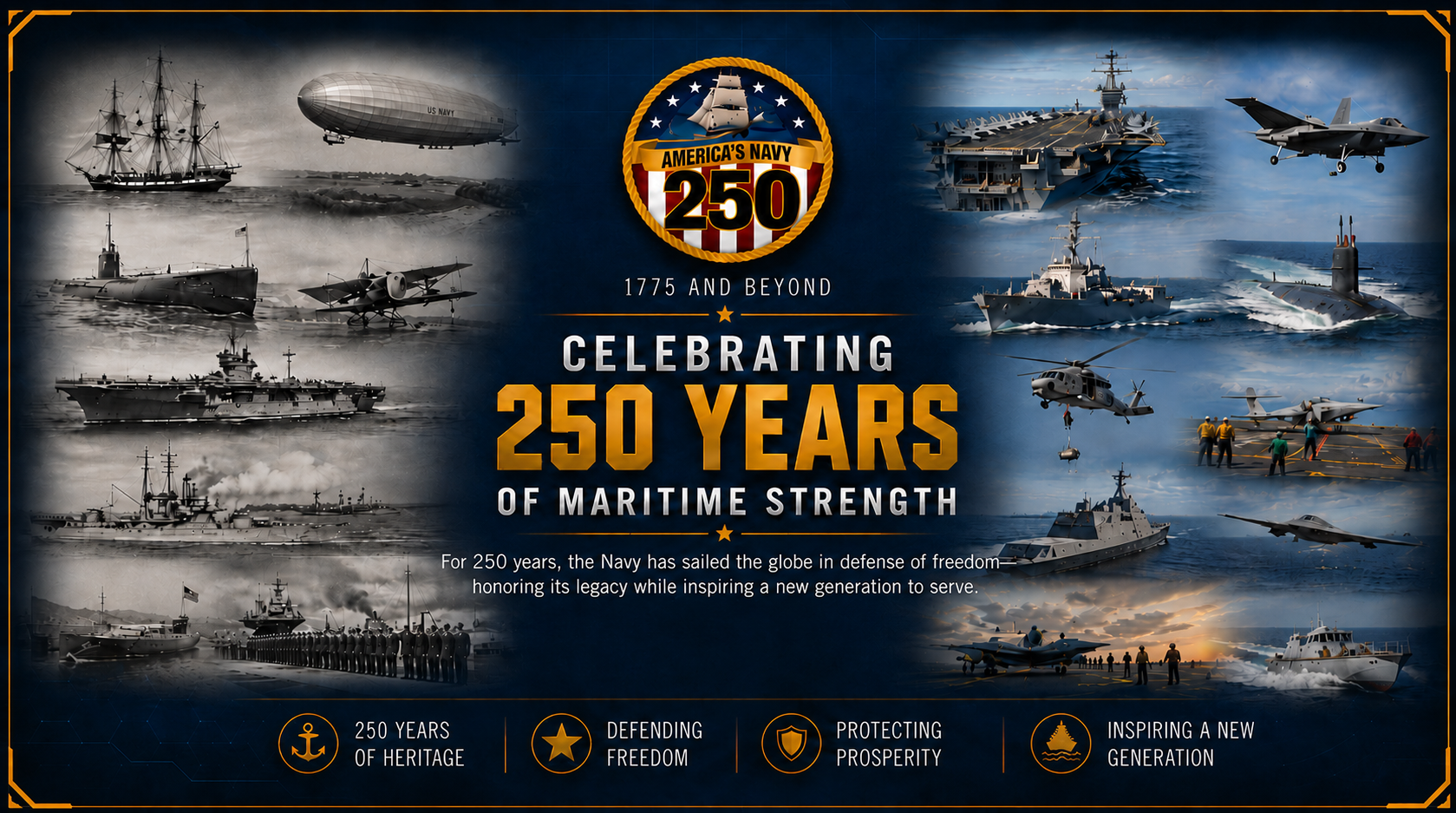 America's Navy 250 years of maritime strength